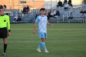 Connor Froberg playing soccer